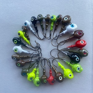 Painted Jig Heads (12 pack)