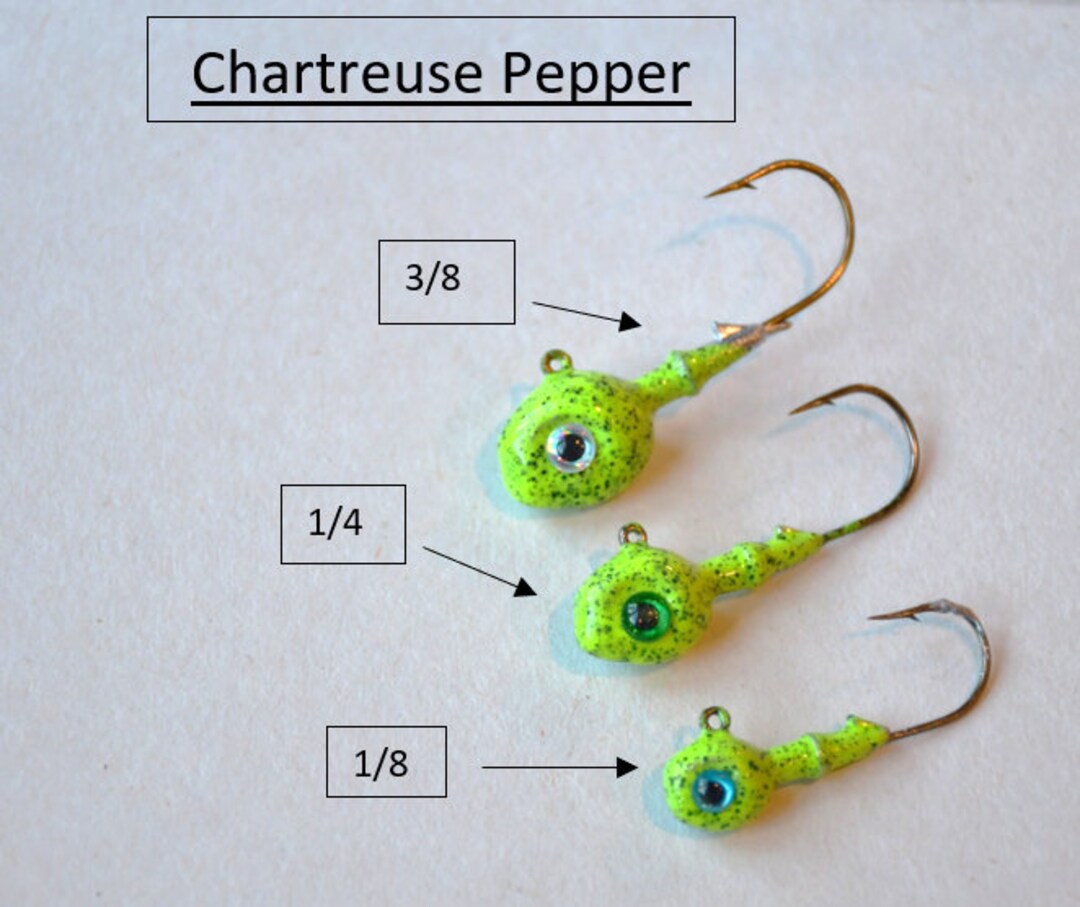 Walleye Jig Heads 3 Pack Etsy