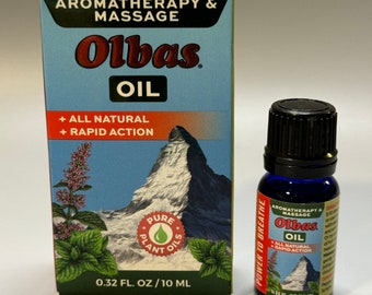 Olbas Natural Plant oil Rapid Action Smelling Oil Aromatherapy &  Massage Therapy Rub