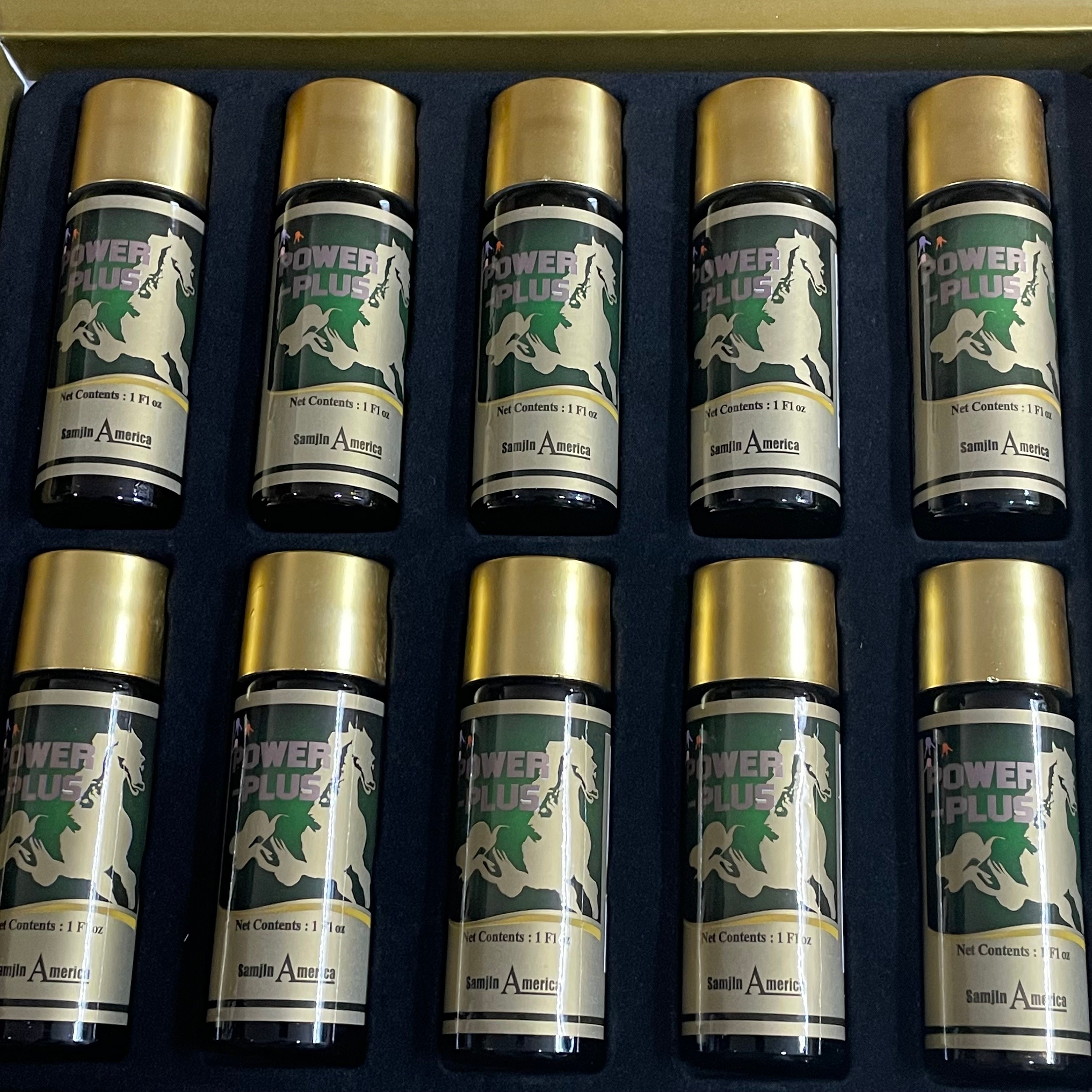 Power Plus Ginseng Energy Drink 1oz X 10 Bottles. Best High Quality
