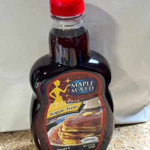 Maple M.A.I.D suikervrije pannenkoek en wafelsplendasiroop 12 Fl oz