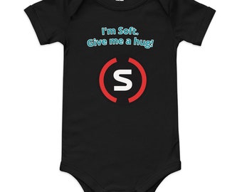 Baby short sleeve one piece Formula One Soft Tire