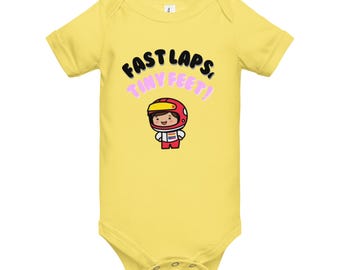 Fast Laps Baby short sleeve one piece Racing