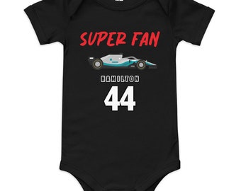 Super FanBaby bañador de manga corta F1 Lewis Hamilton