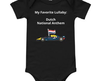 Dutch Pride Baby short sleeve one piece Red Bull Max Verstappen Dutch
