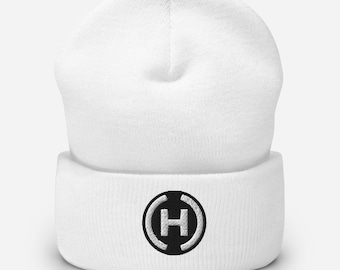 Hard Tire Symbol Formula 1 Cuffed Beanie