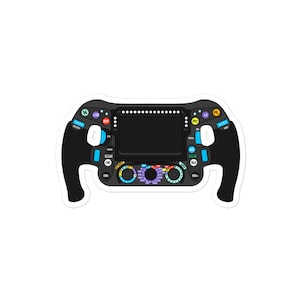 F1 Steering Wheel Bubble-free stickers McLaren Lando Norris Oscar Piastri