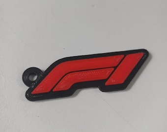 Racing Inspired Keychain | Motorsport Style Key Ring | 3D Printed Bag Charm | Race Fan Gift | Formula Style Accessory