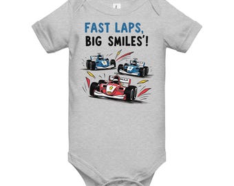 Fast Laps Baby short sleeve one piece f1 baby