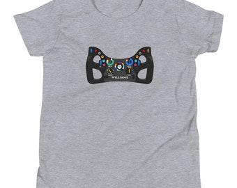 Camiseta de Manga Corta Infantil Williams Alex Albon Logan Sargeant