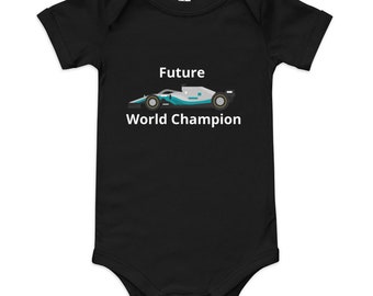 Formula One Baby short sleeve one piece Mercedes