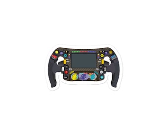 Volante F1 Pegatinas sin burbujas Lewis Hamilton