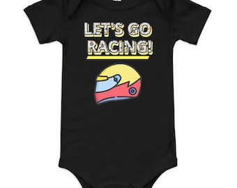 FASTEST BABY ALIVE Baby short sleeve one piece Lets go racing!