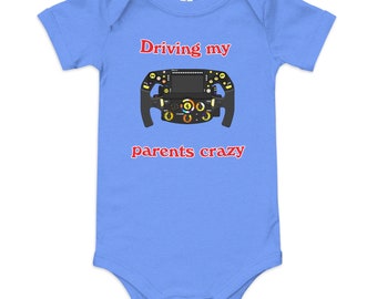 Baby short sleeve one piece Ferrari Charles Leclerc