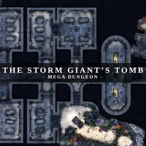 Storm Giant's Tomb - Battlemap