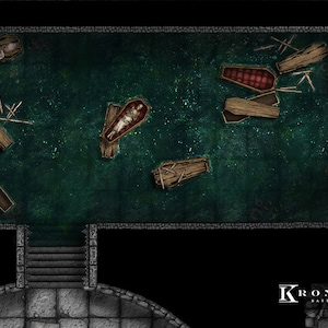 Catacombs Battlemap: 40x30 Dnd Map (digital Download) - Etsy
