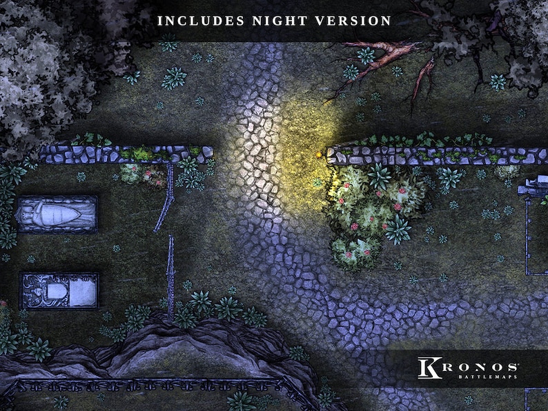 The Graveyard 4k, Dnd Battle Map, D&D, Battle Map, Dungeons and Dragons ...