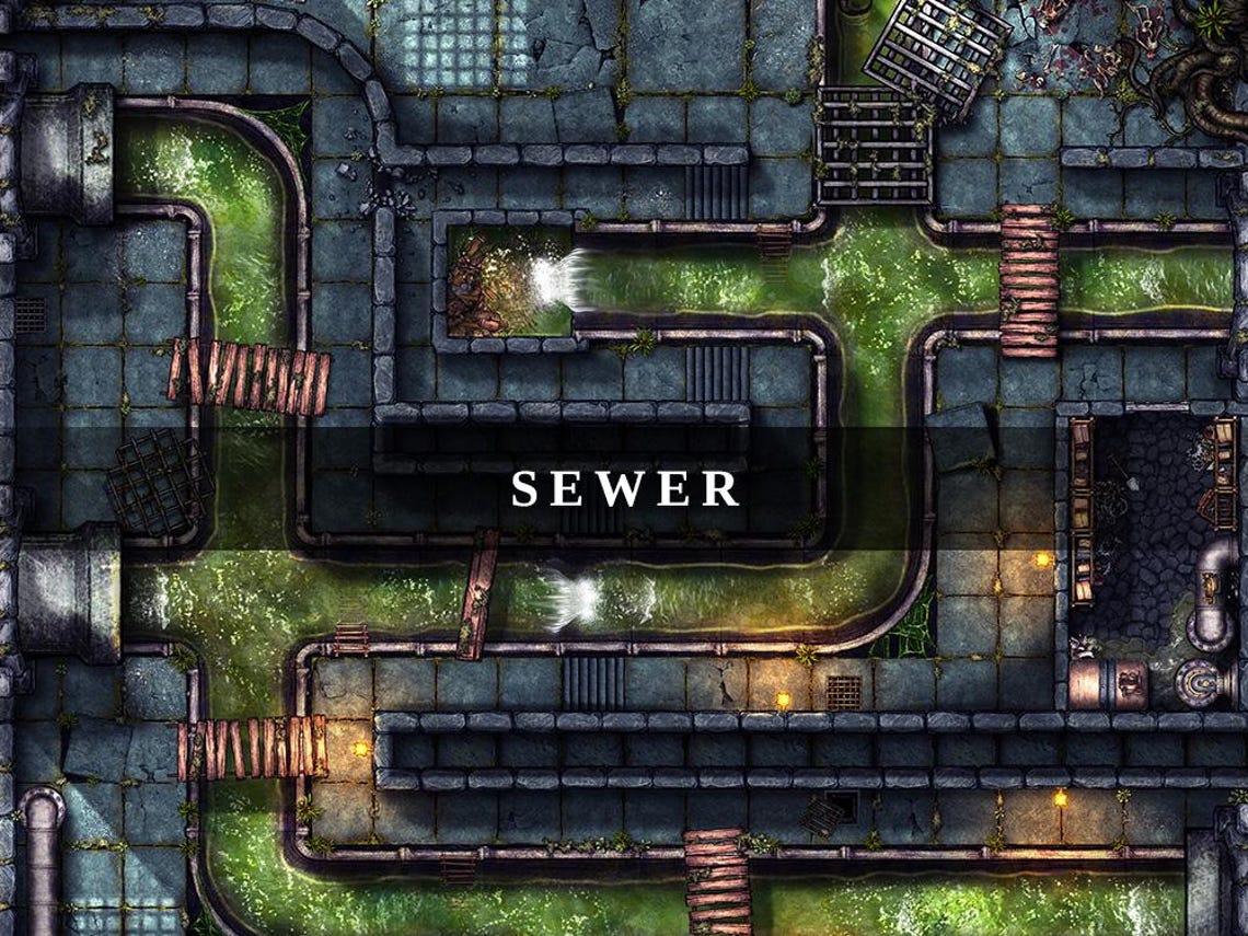 4k-sewer-battlemap-gridded-dnd-digital-map-20x20-etsy