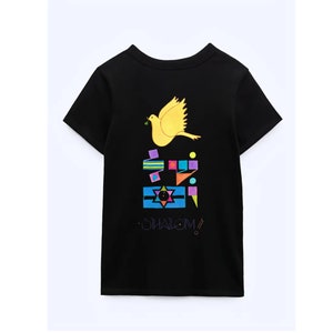 Shalom Dove -T Shirt - Black