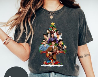 Elvis Presley Weihnachten Komfort Farben Shirt, Elvis Presley Frohe Weihnachten T-Shirt, Elvis Presley Shirt 2024, Weihnachtsgeschenk Unisex Shirt