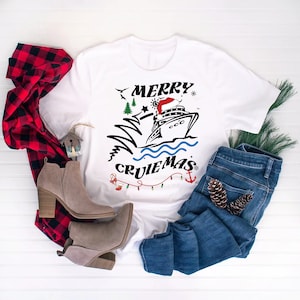 Merry Cruisemas Christmas Shirts, Christmas Shirts, Christmas Family Shirt , Family Cruise Holiday, Christmas Gift, Matching Cruise Shirts