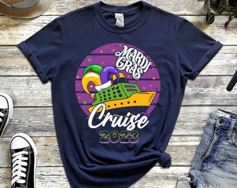 Mardi Gras Cruise 2023 Shirt, Family Carnival Tee