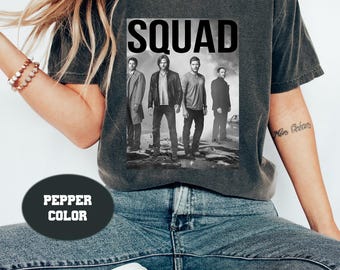 Supernatural Squad Vintage Komfort Farben T-Shirt