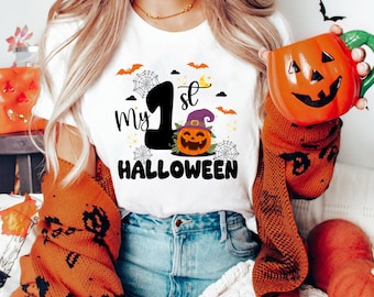 Baby's First Halloween Shirt, Little Pumpkin Outfit