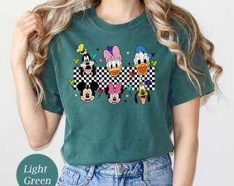 Retro Disney Mickey Comfort Colors Shirt, Mickey and Friends Shirt, Disneyland Shirt, Disney Family Trip Shirts, Mickey Shirt, Disneyworld