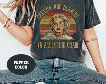 Camiseta con colores cómodos y frase de la película "¿Qué pasó con Baby Jane?"