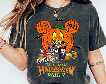 Camisa de colores cómodos para la fiesta de Halloween de Mickey, no tan aterradora