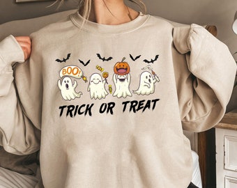 Halloween Süßes oder Saures Sweatshirt, Halloween Süßes oder Saures, Halloween Süßes oder Saures Shirt, Lustiges Halloween Shirt, Halloween Shirt 2023