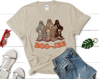 Halloween Ghost Shirt, Spooky Season Boo-Jee Tee