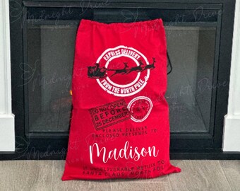 Bolsas de Papá Noel personalizadas