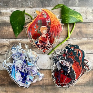 Final Fantasy XVI Foil Acrylic Epoxy Pins