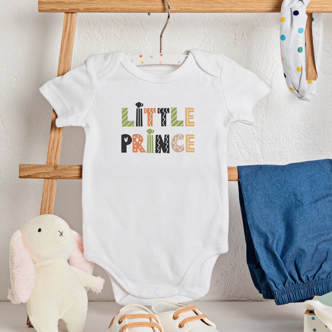 Little Prince Bodysuit for Baby Boy Baby Boy Bodysuit Etsy