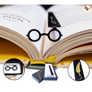 Spersonalizowana zakładka do książki Potter, metalowa zakładka, okrągła zakładka do książki Wizard HP Prezent dla nauczyciela na prezent do klubu książki