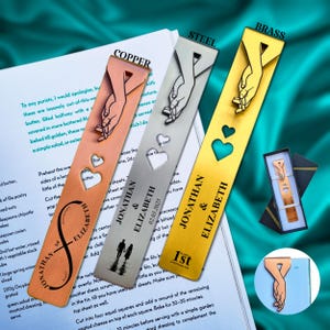 Regalo per il 1° anniversario di matrimonio Regalo personalizzato per il primo anniversario Regalo di anniversario di carta per coppie moglie marito Regalo di nozze di 1 anno