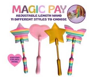 Magic Tap to Pay Wand |  Contactless Credit Card Holder | Adjustable Telescoping Handle | Viral Gift