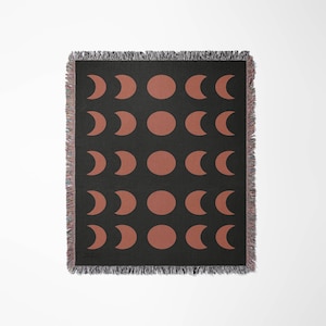 Sugar + Maple Large Blanket & Hat Set - Moon Phases main image 1