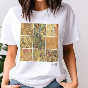 Gustav Klimt Inspired Wildflowers T-Shirt
