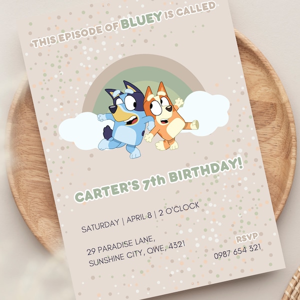 This Episode of Bluey is Called Birthday Party Etsy