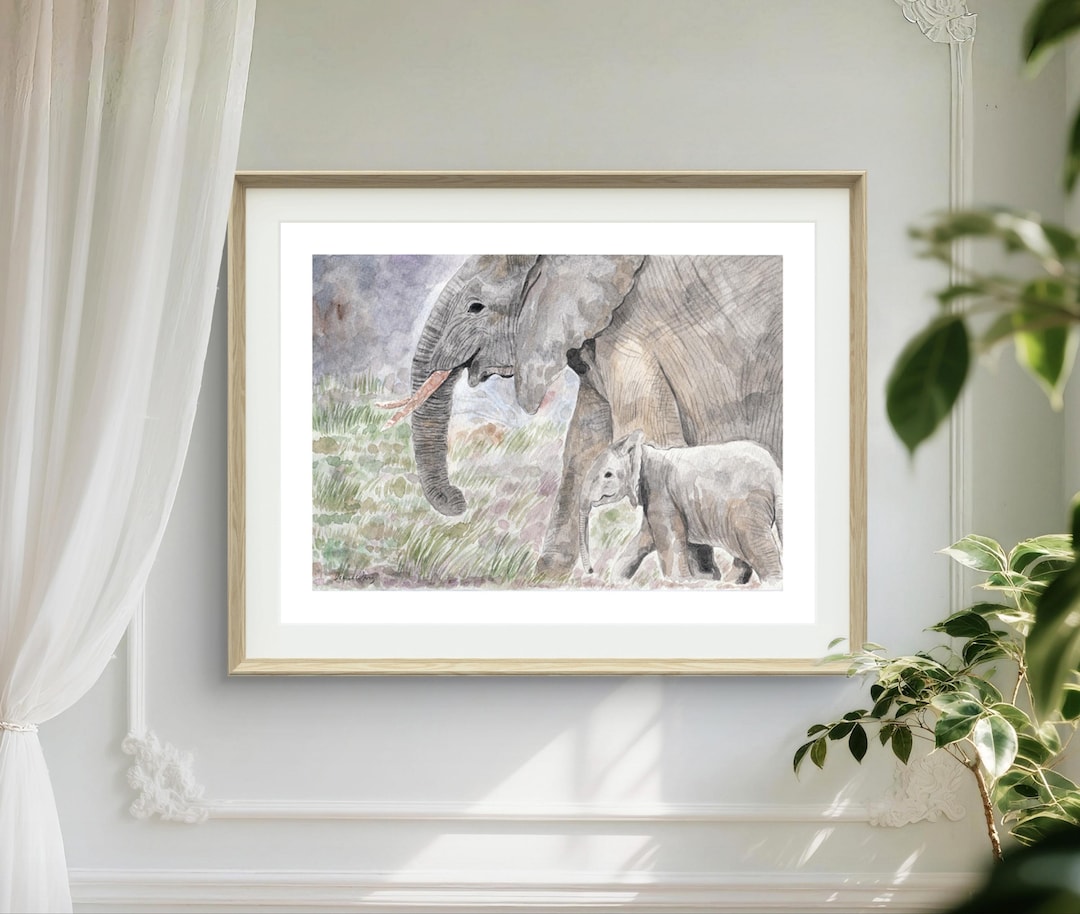 Elephant and Calf