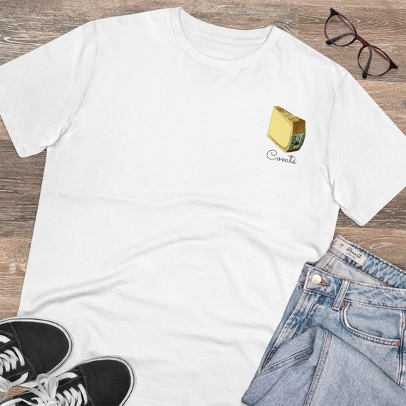 Le Comté Cheese Lover Organic Cotton T-shirt Unisex - Etsy