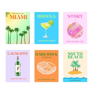 University of Miami Wall Art | UMIAMI dorm decor digital wall prints