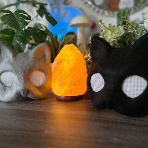 Handmade Felted Cat Mask – Therian, Furry, Cosplay, Choice of Colours