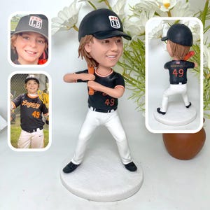Custom athlete bobbleheads,personalized bobbleheads for baseball fans,baseball team bobbleheads,birthday/Christmas gifts for best friends!