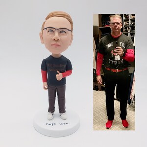 Custom Bobbleheads Cool Father&#39;s Day Gifts, Custom Grandfather Bobblehead, Custom Bobblehead As Boss Day Gifts Christmas Gift Ideas