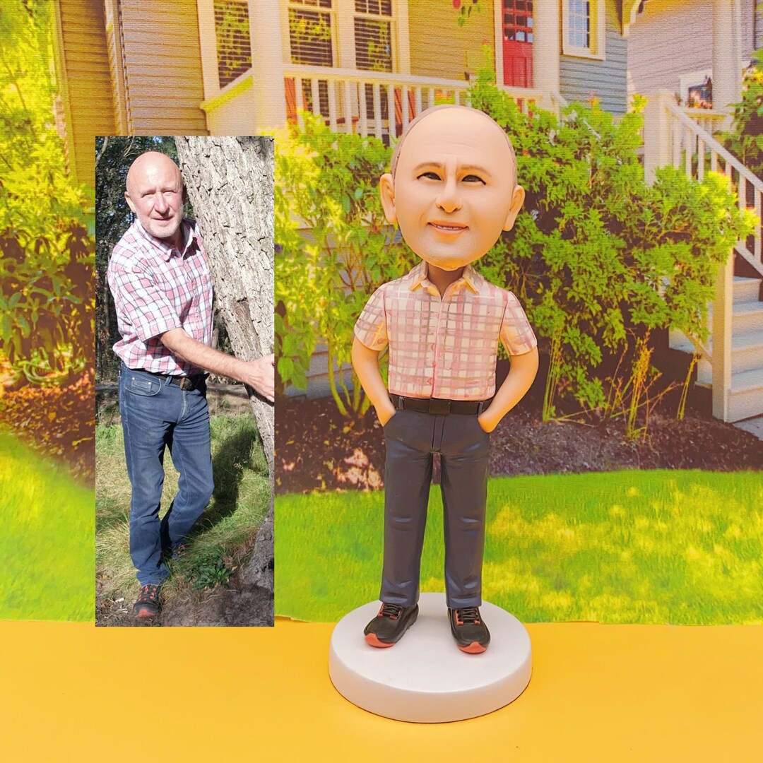 Custom Bobbleheadsman Bobble Head Custom Personalized Etsy