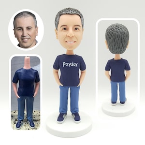 Custom bobbleheads, personalized custom bobbleheads, custom husband bobbleheads, make your own bobbleheads, holiday gifts,birthday gifts